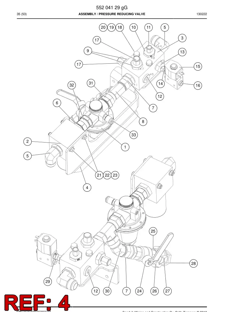 55204296b 552 042 96b Plate - Sandvik Technical Drawing