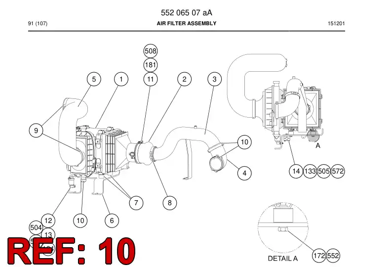 55204655 552 046 55 Cap, Dust - Sandvik Technical Drawing