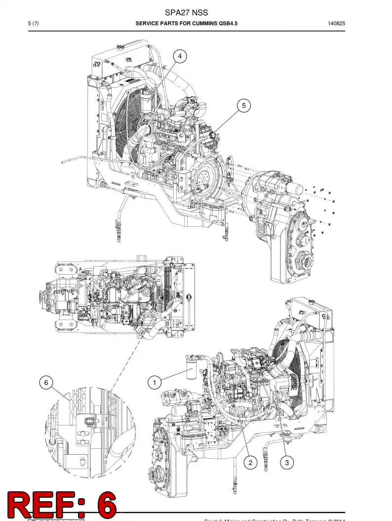 55205056a 552 050 56a Belt - Sandvik Technical Drawing