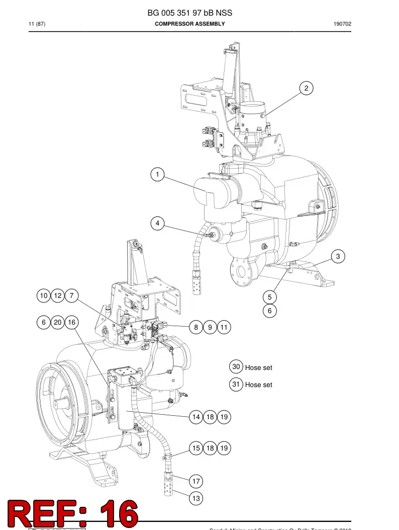 55205829c 552 058 29c Bracket - Sandvik Technical Drawing