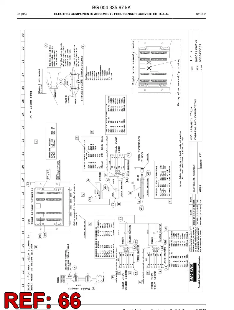 55205844a 552 058 44a Seal - Sandvik Technical Drawing