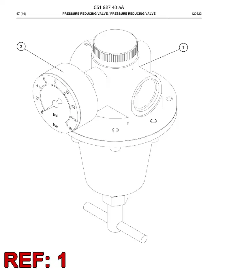 55206657 552 066 57 Repair kit - Sandvik Technical Drawing