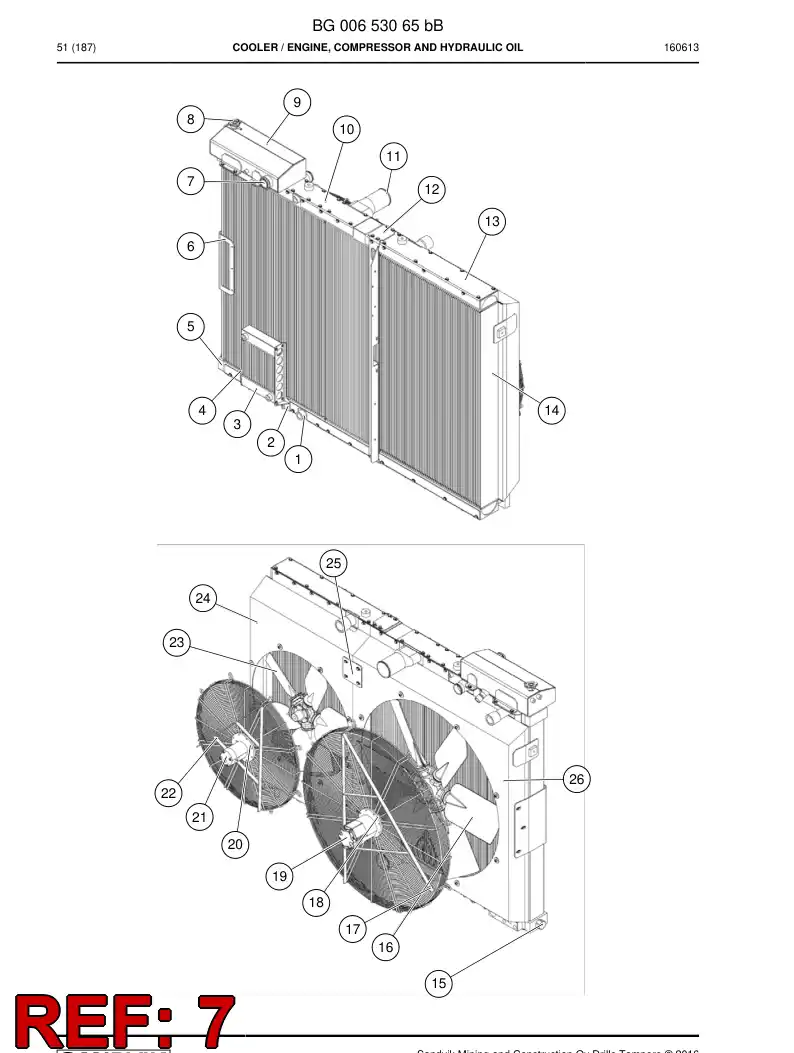 55206771a 552 067 71a Sight Indicator, Level - Sandvik Technical Drawing