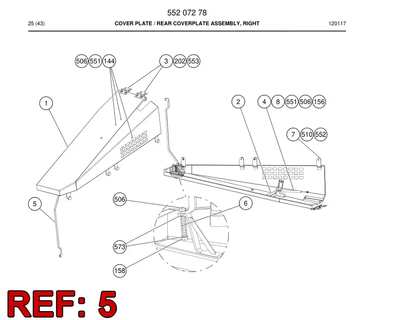 55207086 552 070 86 Bar - Sandvik Technical Drawing