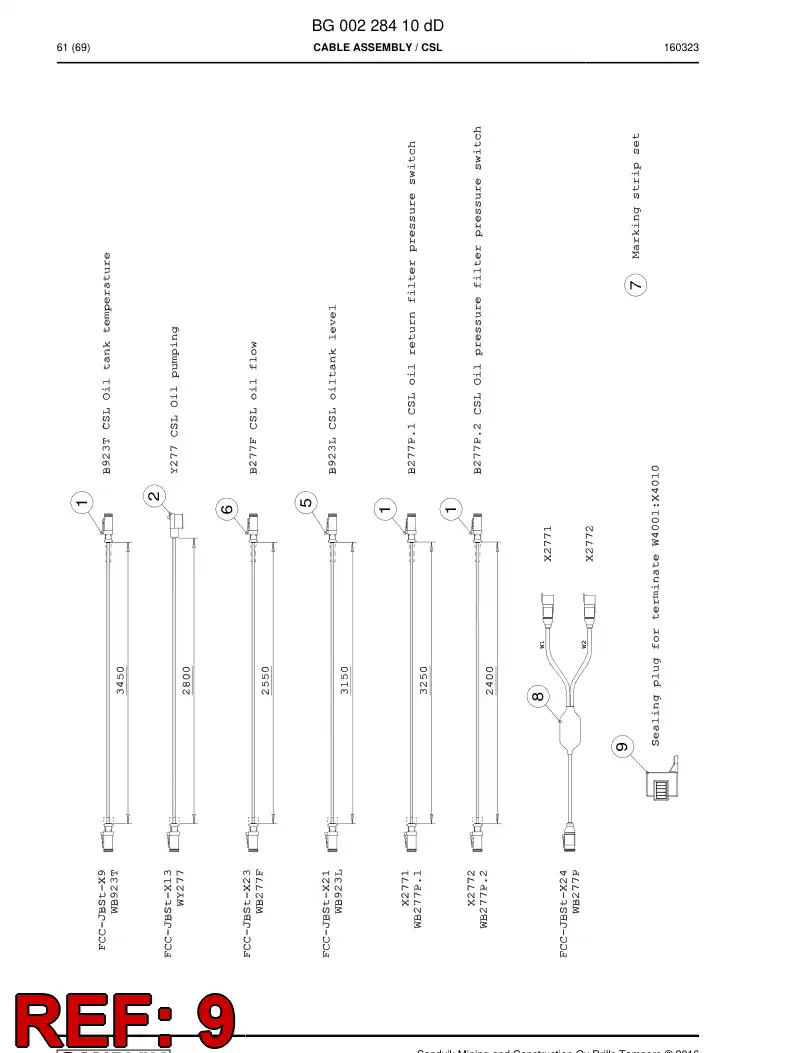 55207242 552 072 42 Plug, Cover - Sandvik Technical Drawing