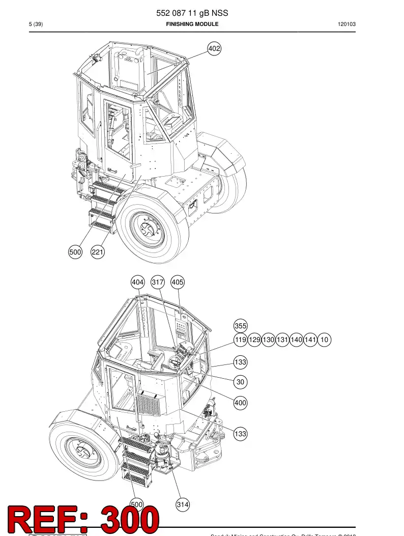 55207652c 552 076 52c Sign set - Sandvik Technical Drawing