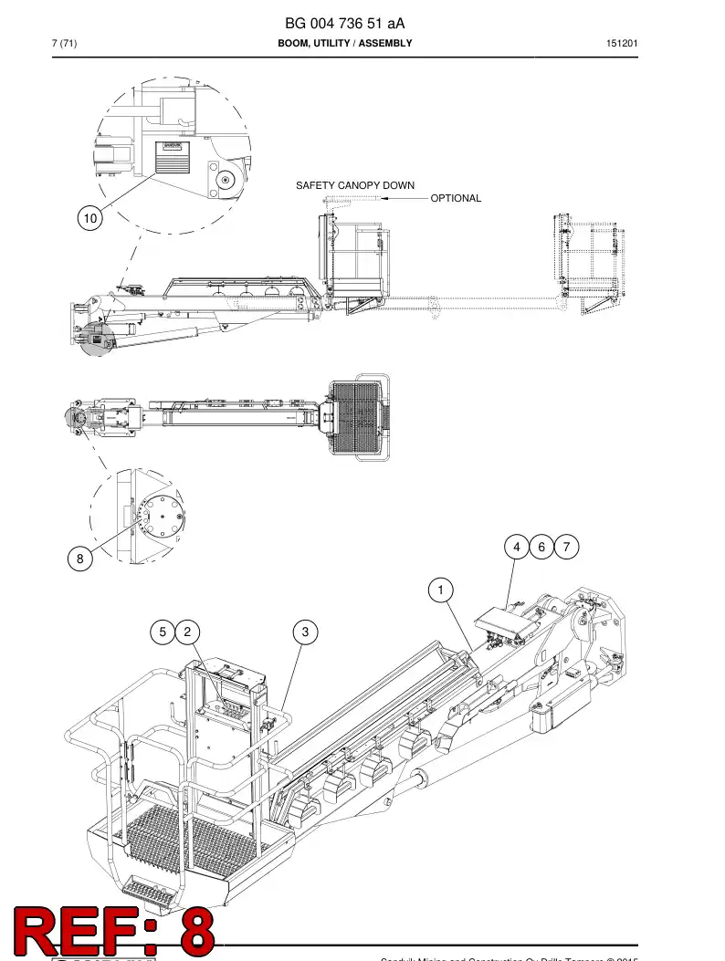 55207944 552 079 44 Dial - Sandvik Technical Drawing