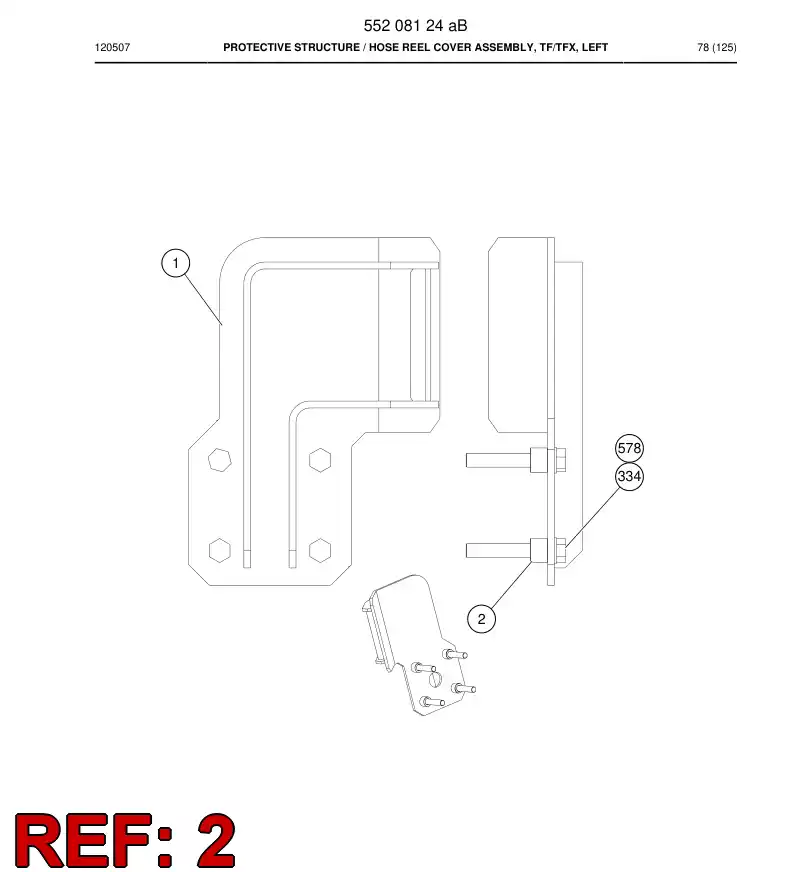55208104 552 081 04 Bushing - Sandvik Technical Drawing