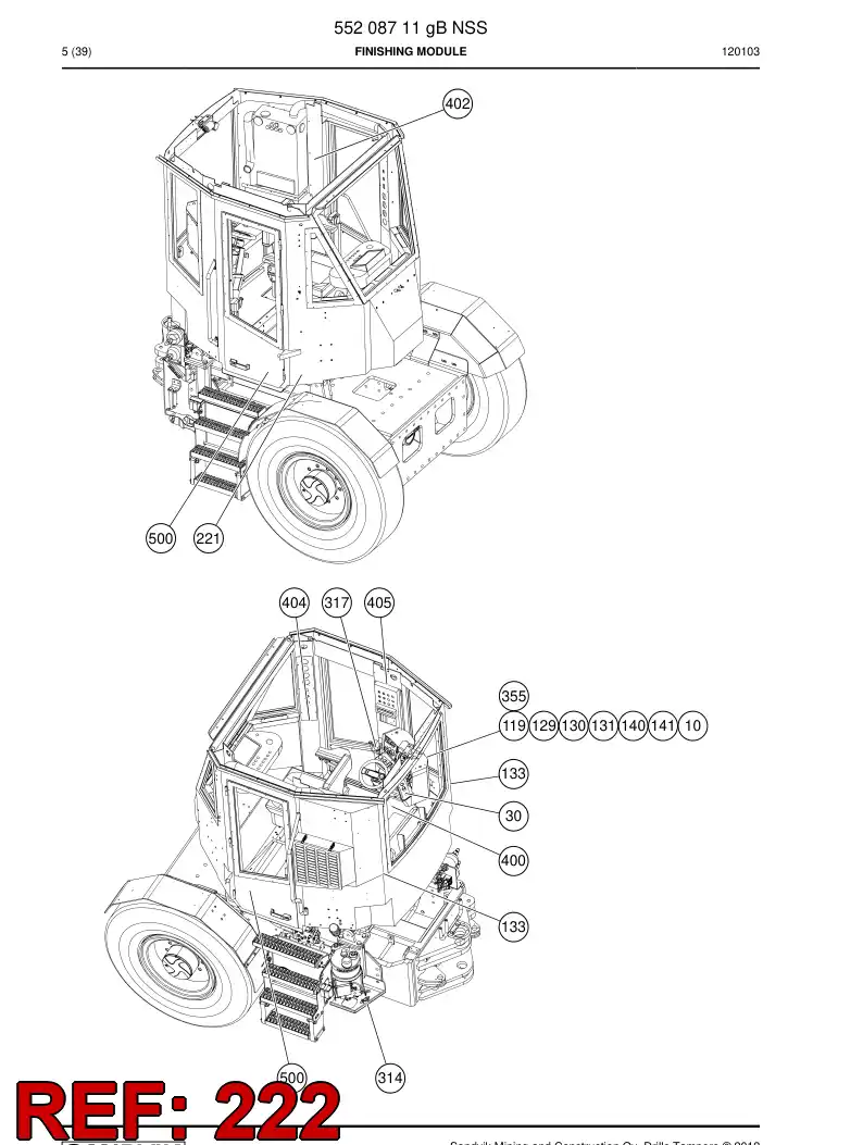 55208491 552 084 91 Sign - Sandvik Technical Drawing