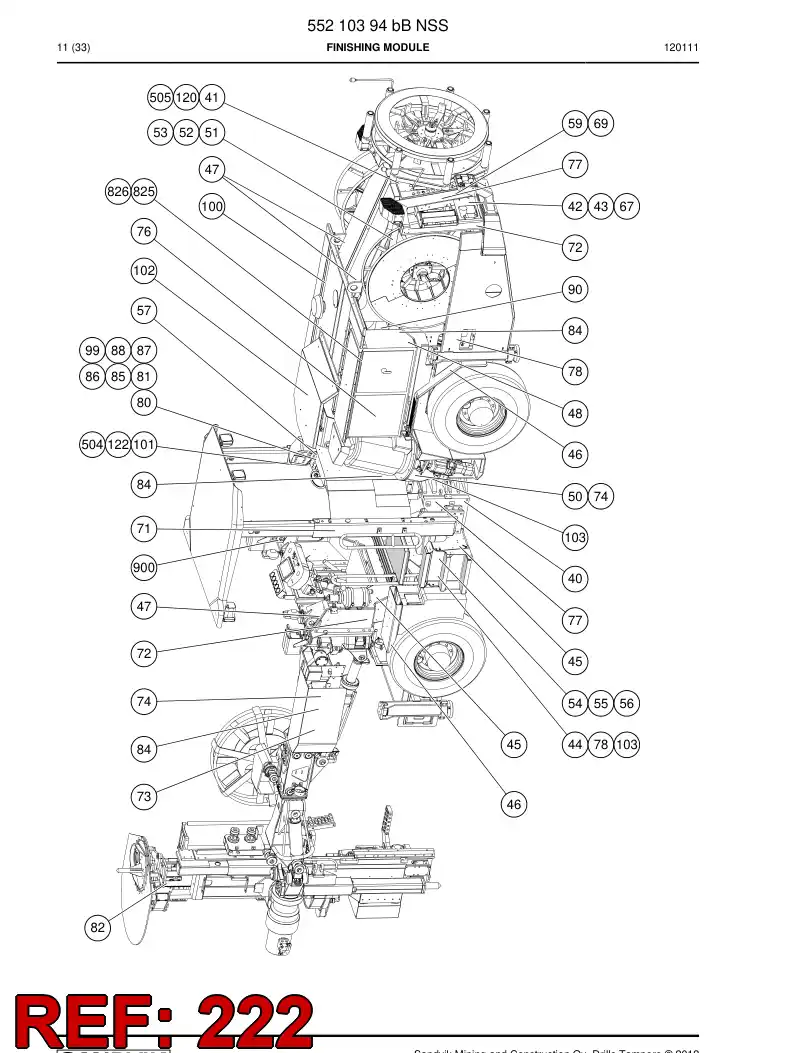 55208499 552 084 99 Sign - Sandvik Technical Drawing