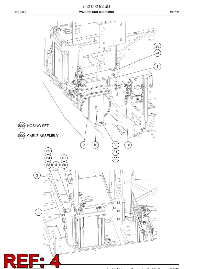 55209234a 552 092 34a Block, Supporting - Sandvik Technical Drawing