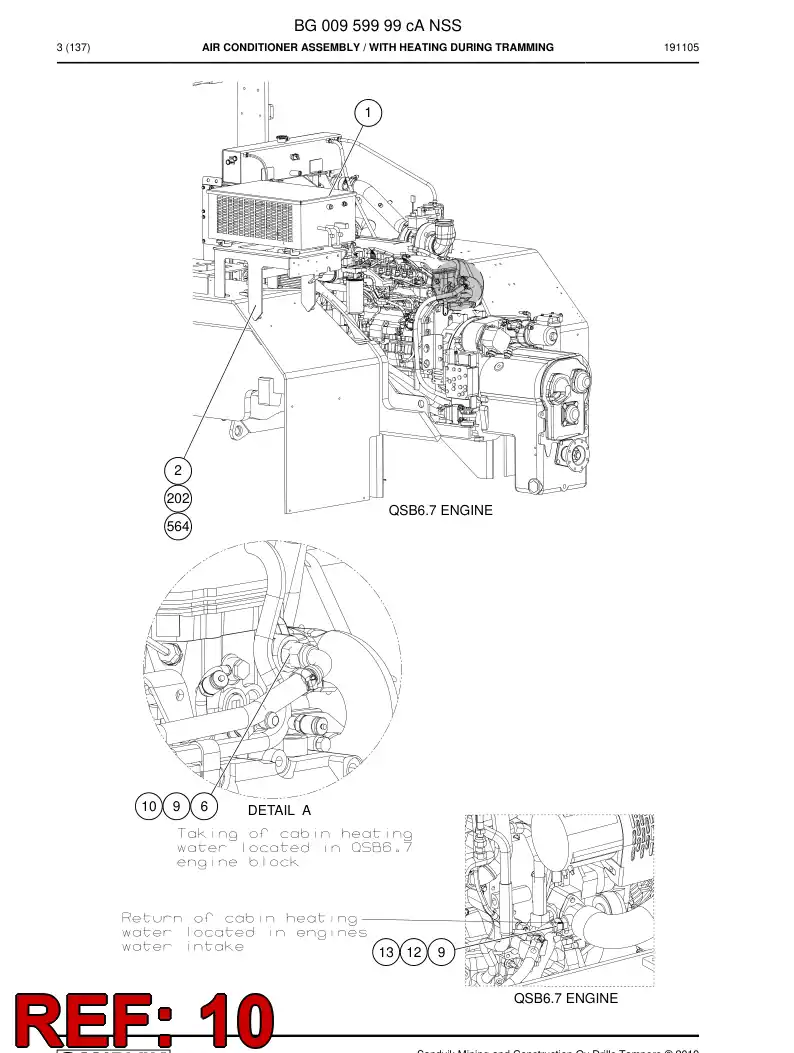55209238 552 092 38 Connector, Male - Sandvik Technical Drawing