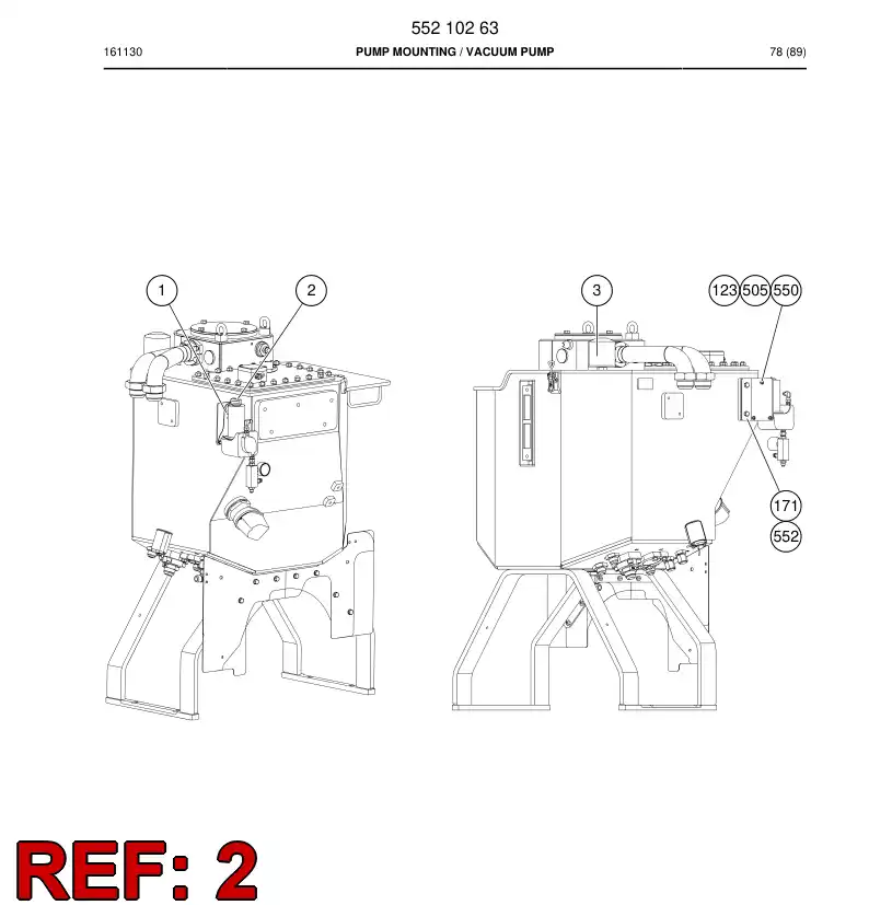 552 102 62 Plate, Mounting - drawing