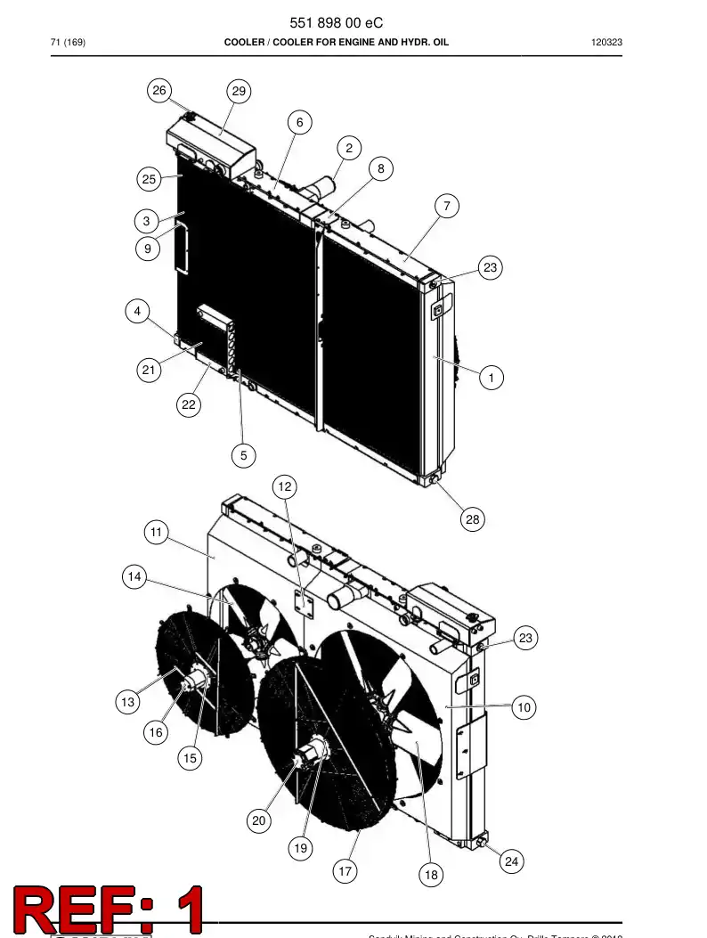 55210613b 552 106 13b Cell - Sandvik Technical Drawing