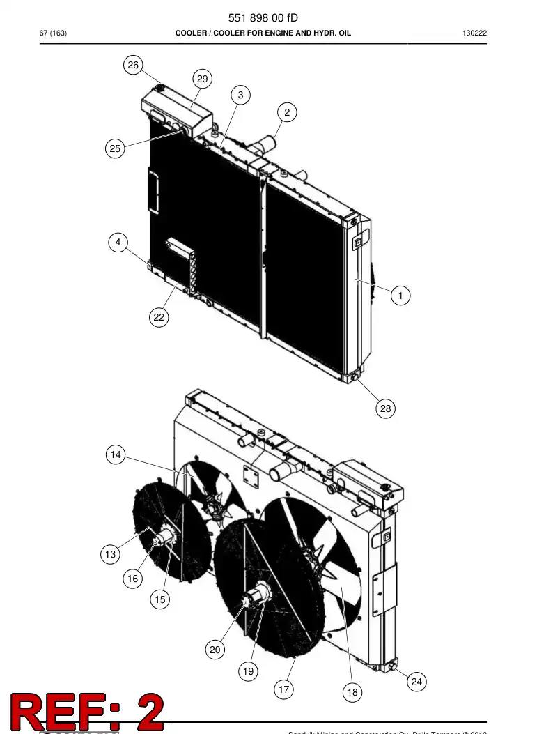 55210614c 552 106 14c Cell - Sandvik Technical Drawing