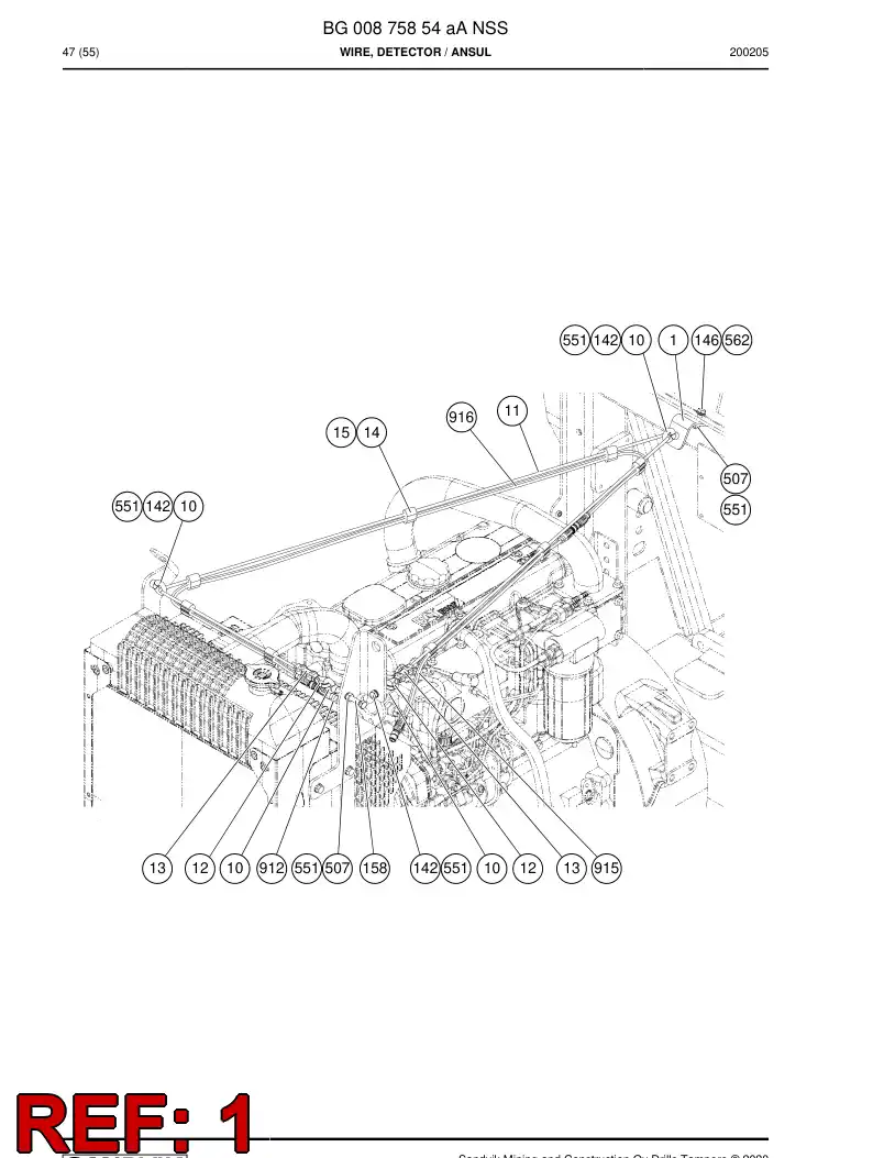 55210618 552 106 18 Bracket - Sandvik Technical Drawing