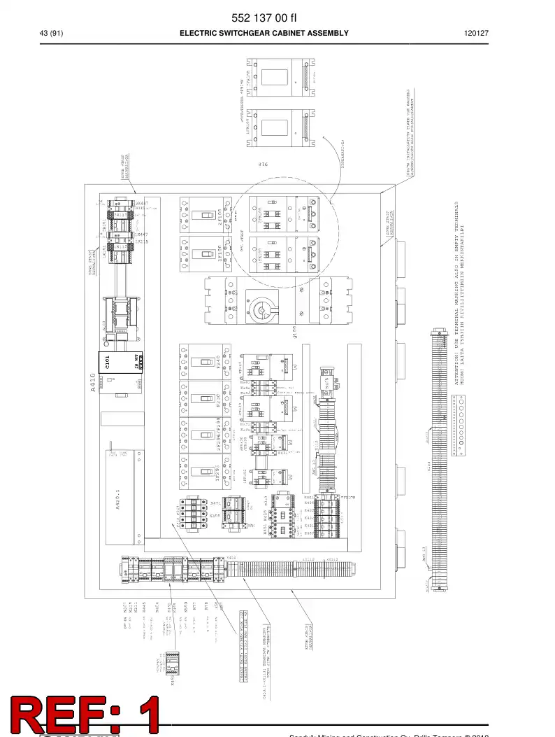 55211359 552 113 59 Nut, Locking, Metallic - Sandvik Technical Drawing