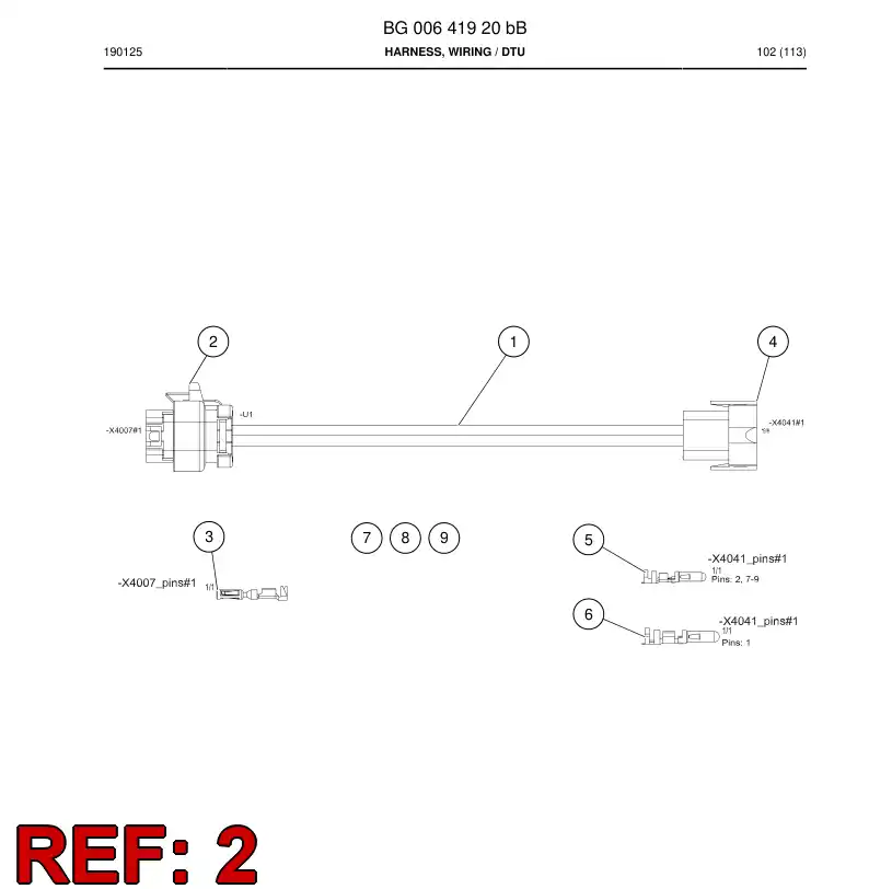 55212125 552 121 25 Connector - Sandvik Technical Drawing