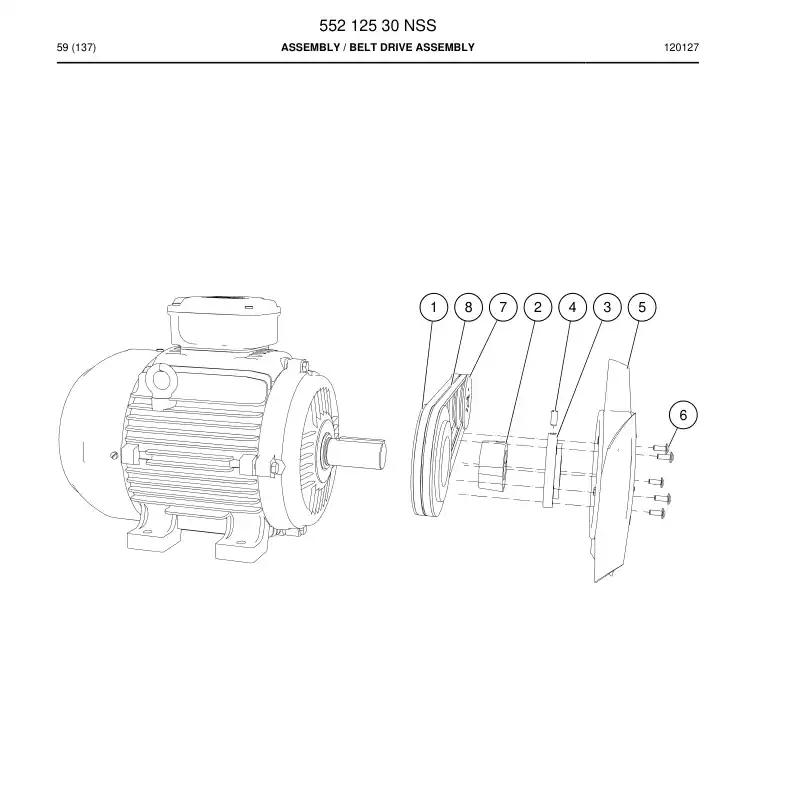 55212530 552 125 30 ASSEMBLY - Sandvik Technical Drawing