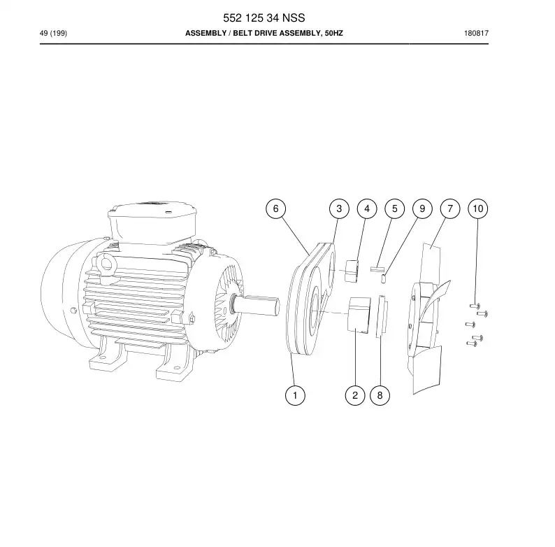 55212534 552 125 34 ASSEMBLY - Sandvik Technical Drawing
