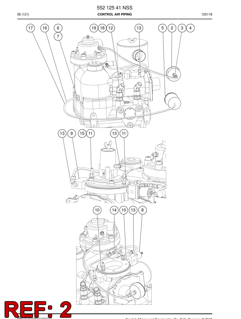 55212540 552 125 40 MANMETRO, PRESIN - Sandvik Technical Drawing