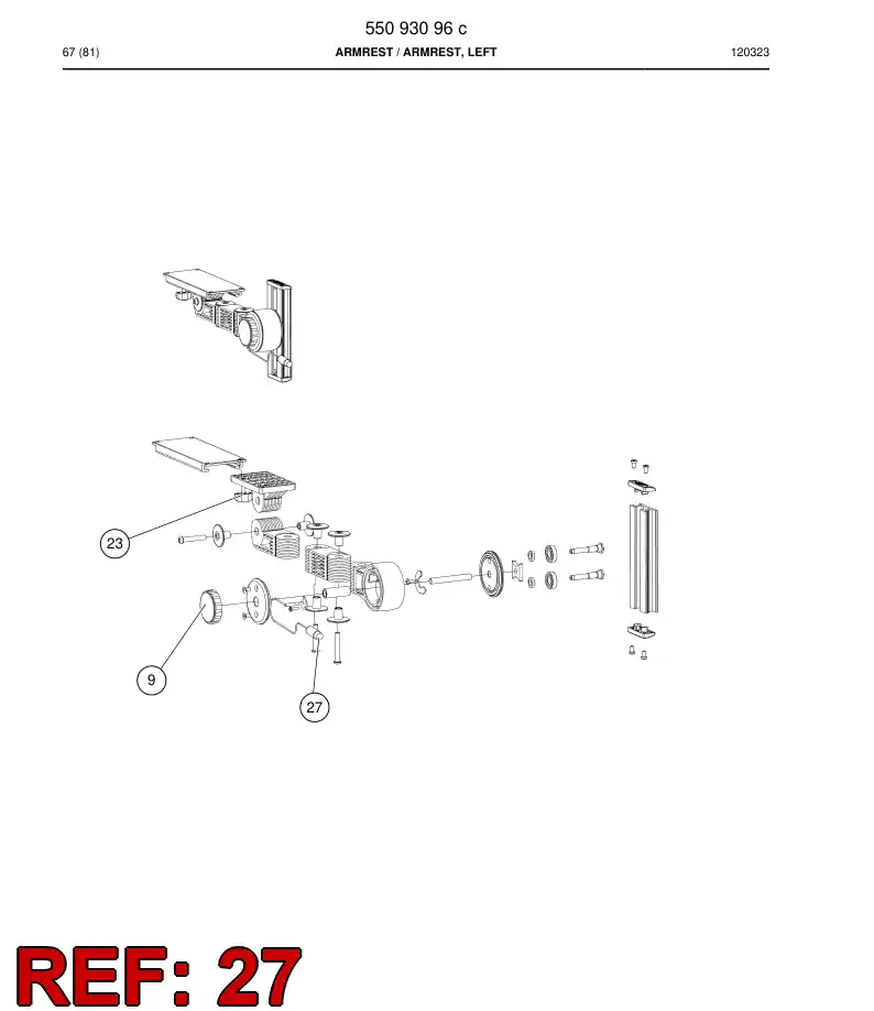 55212610 552 126 10 Sensor - Sandvik Technical Drawing