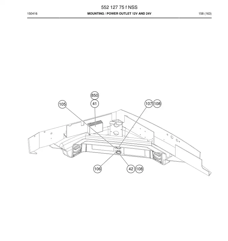 55212775a 552 127 75a Mounting - Sandvik Technical Drawing