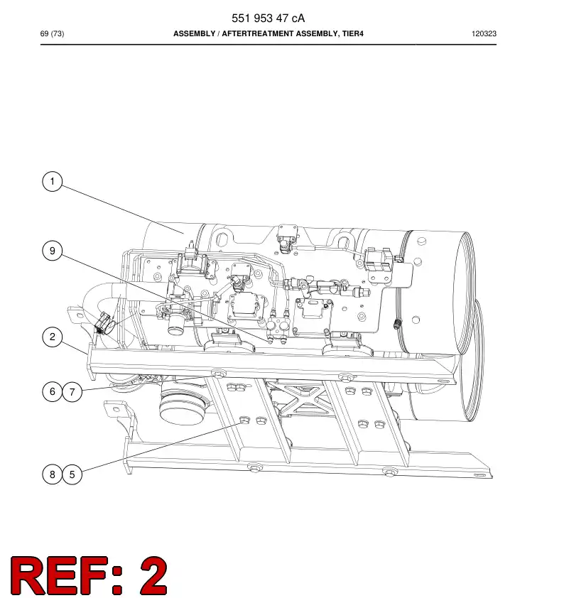 55213042a 552 130 42a BRACKET - Sandvik Technical Drawing
