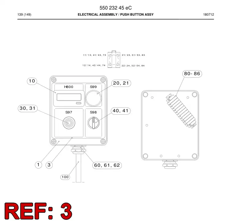 55213233 552 132 33 ADESIVO - Sandvik Technical Drawing
