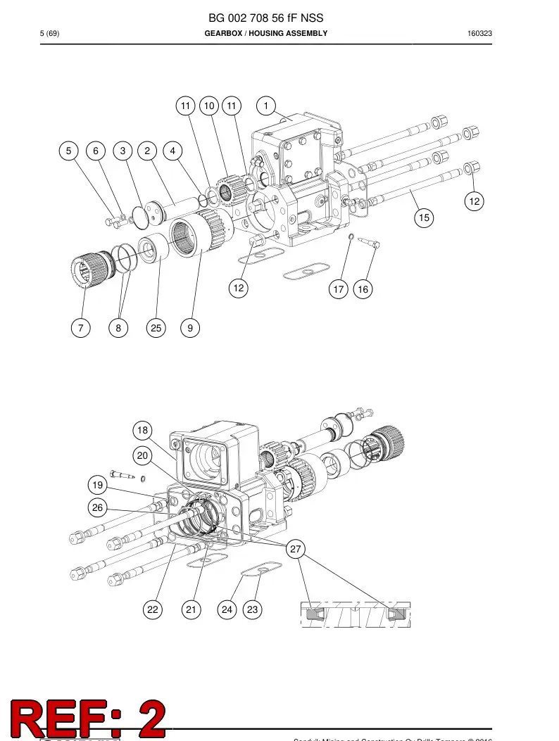 55213837c 552 138 37c Pin - Sandvik Technical Drawing