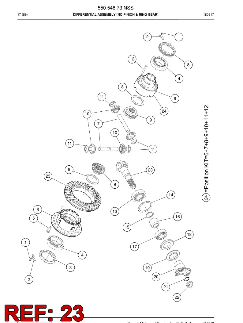552 139 91 Ring Gear And Pinion Kit - drawing