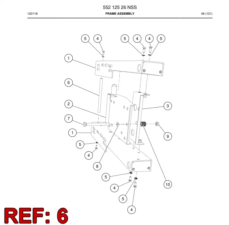 55214022 552 140 22 Shaft - Sandvik Technical Drawing