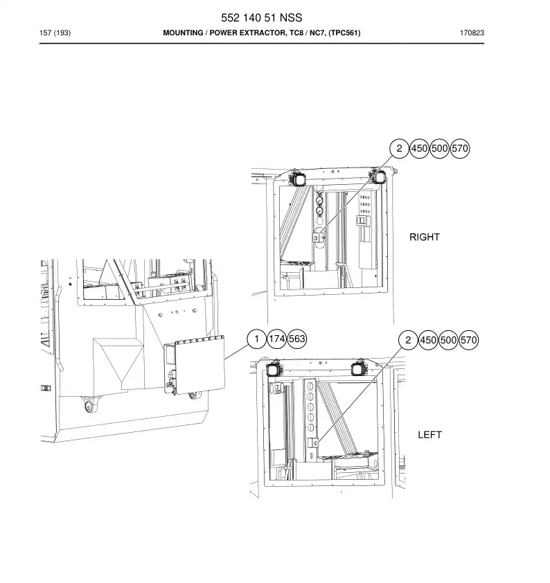 55214051 552 140 51 Mounting - Sandvik Technical Drawing
