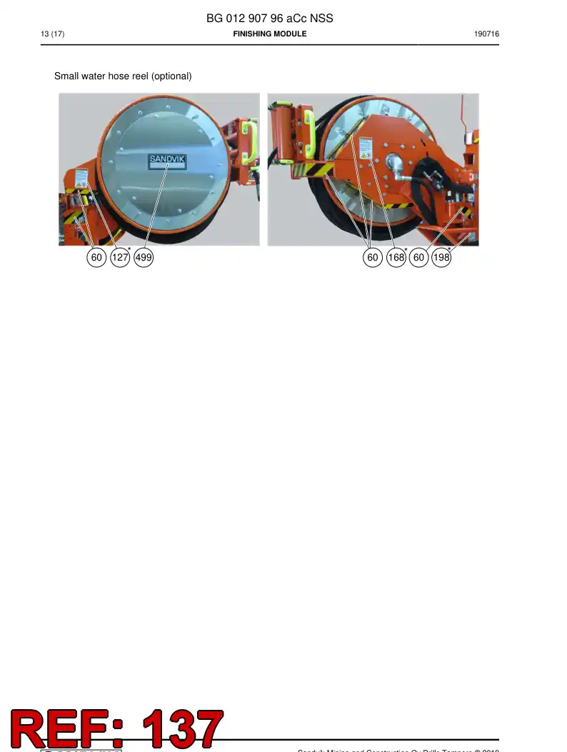 55214296a 552 142 96a Sign - Sandvik Technical Drawing
