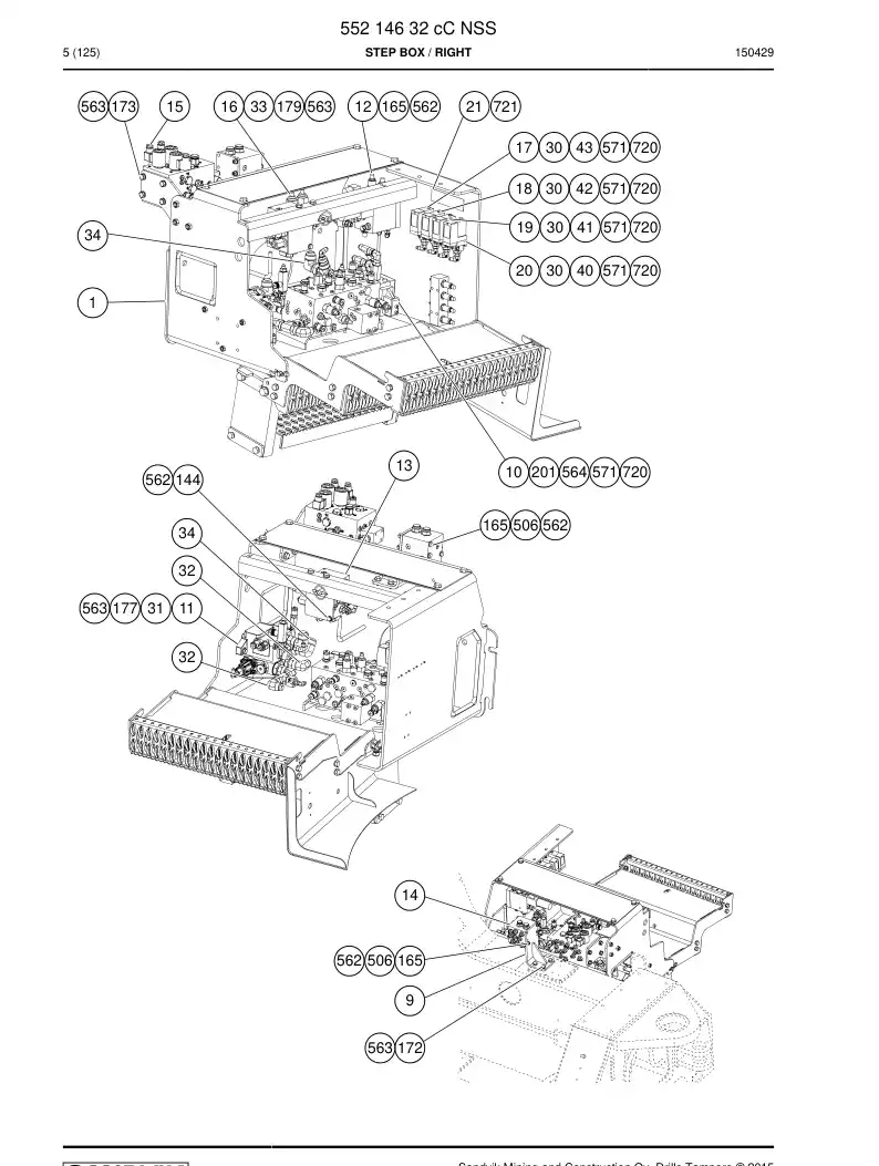 55214632c 552 146 32c Step Box - Sandvik Technical Drawing