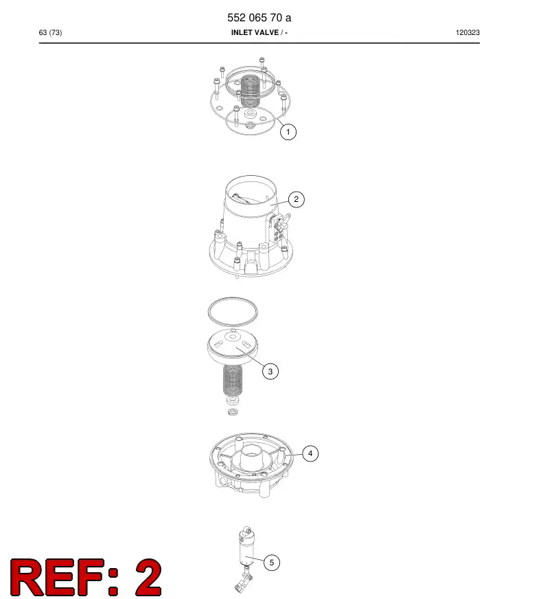 55214697 552 146 97 Frame - Sandvik Technical Drawing