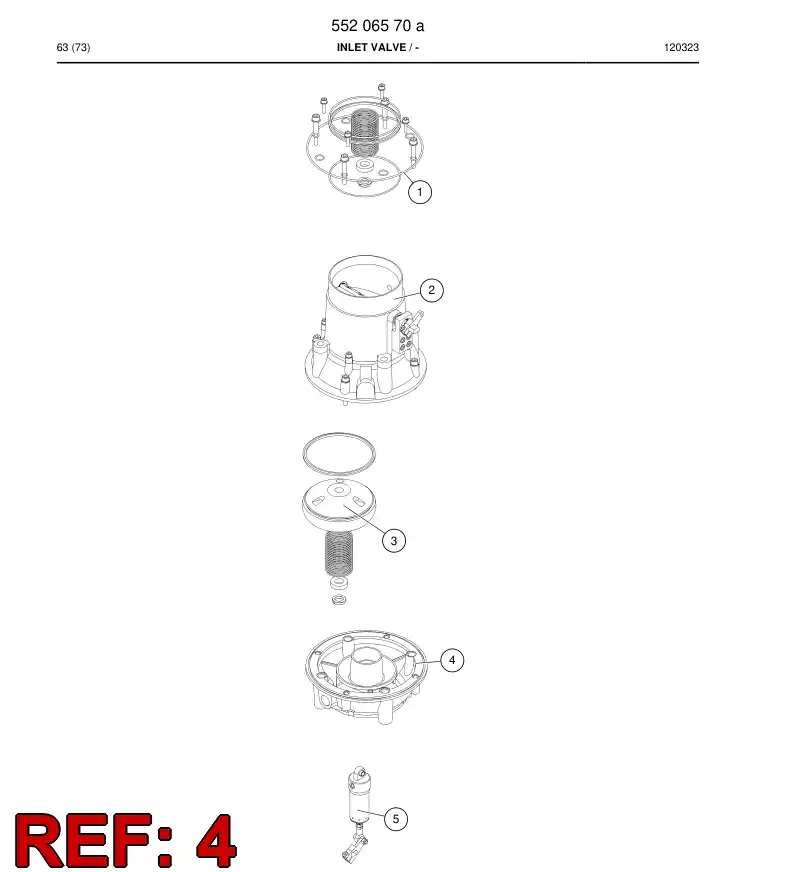 55214699 552 146 99 Frame - Sandvik Technical Drawing