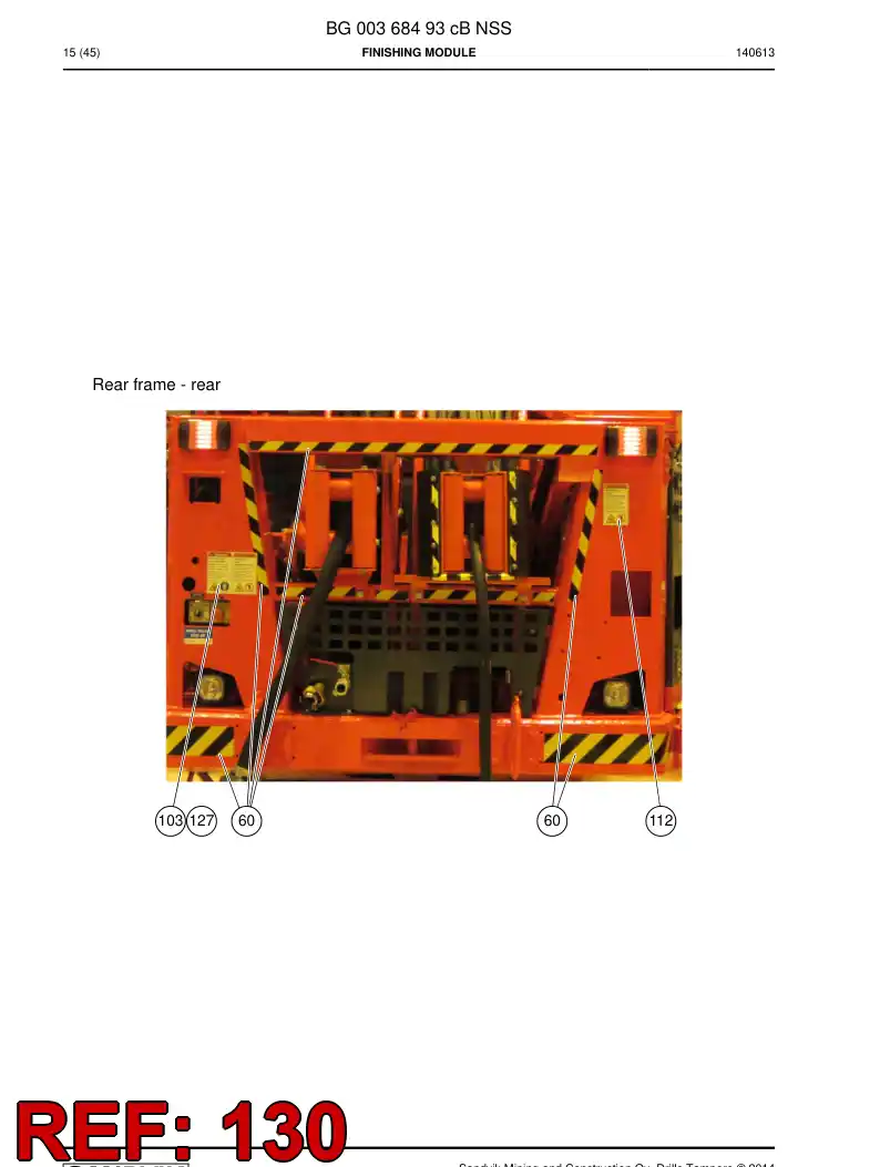 55214930a 552 149 30a Sign - Sandvik Technical Drawing