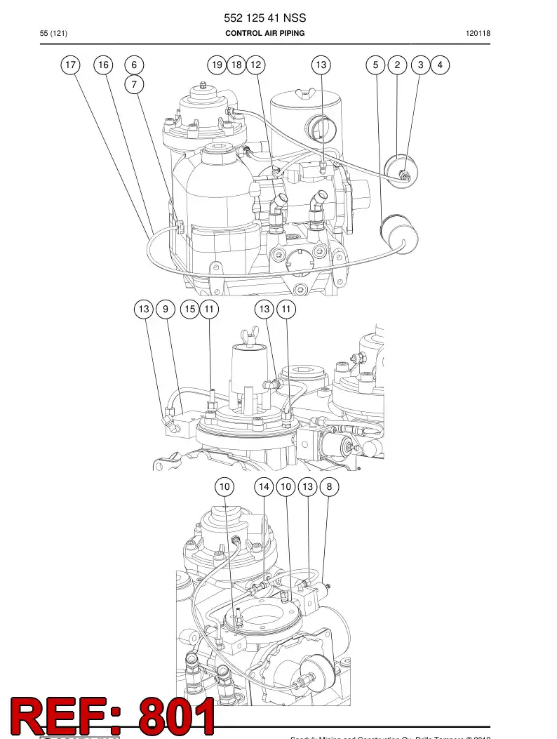 55215149 552 151 49 Plug - Sandvik Technical Drawing