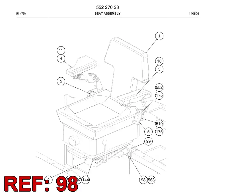 55216500 552 165 00 HEXAGON SOCKET HEAD SCREW (FULL THREAD) - Sandvik Technical Drawing