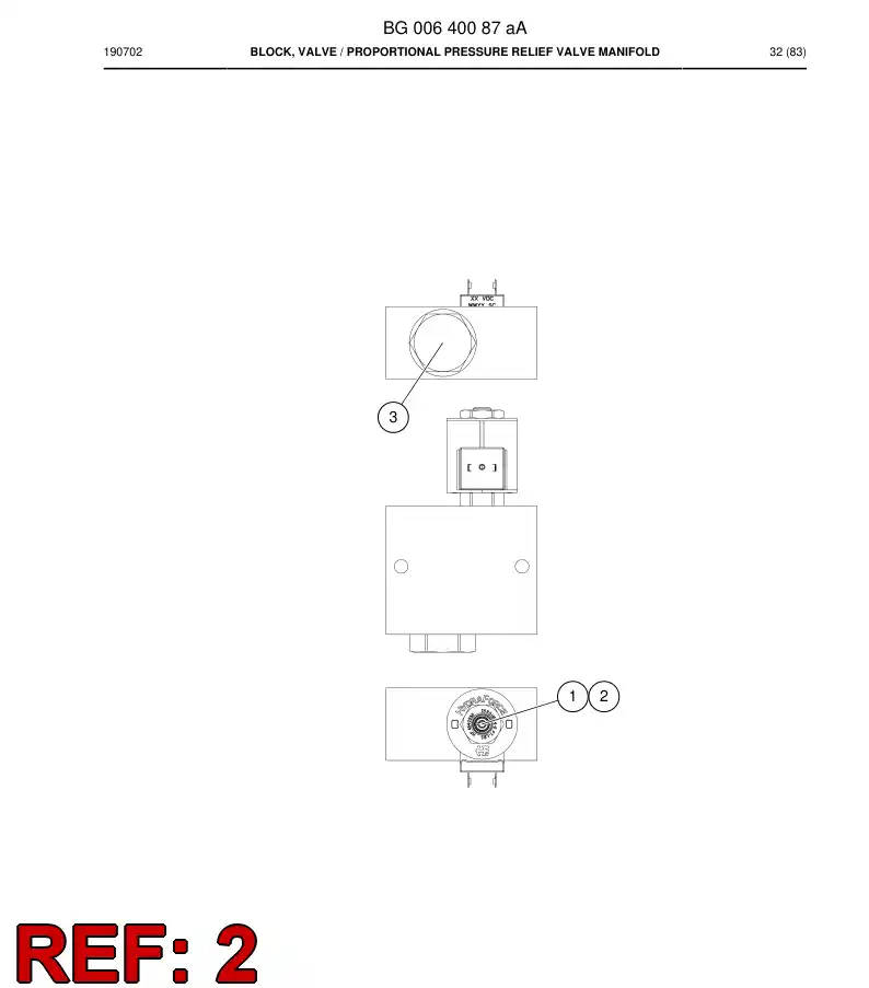 55216605 552 166 05 Coil - Sandvik Technical Drawing