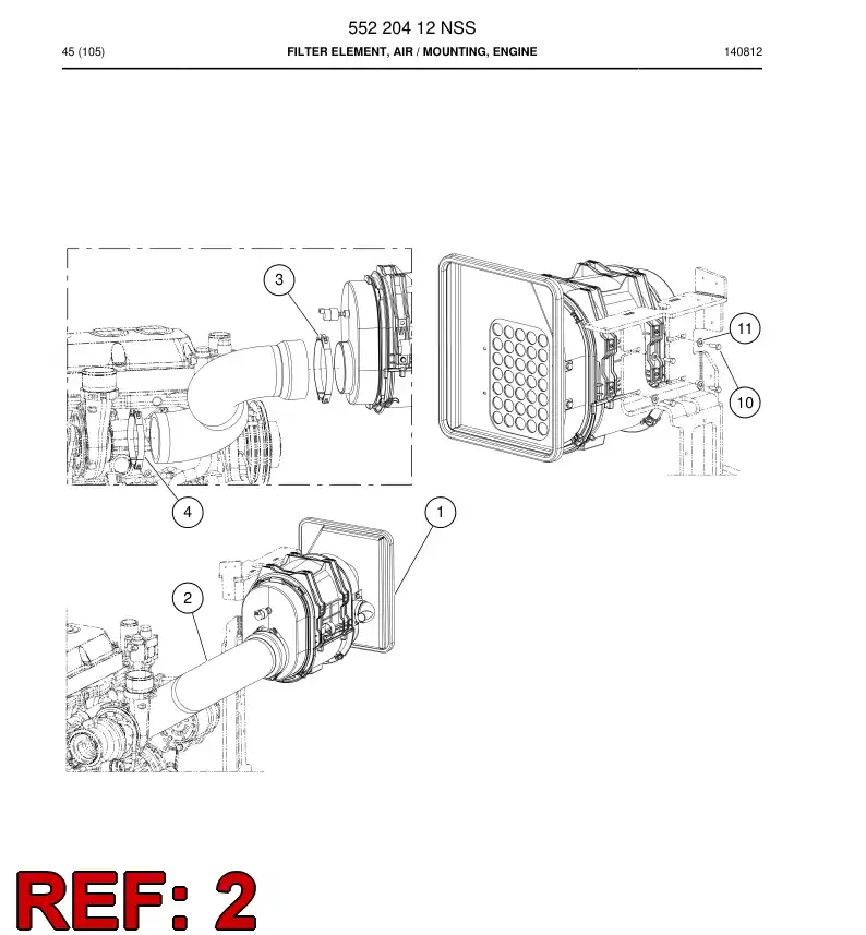 55216679a 552 166 79a Hose, Rubber - Sandvik Technical Drawing