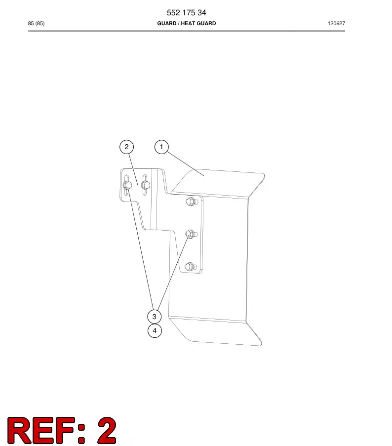 55217582 552 175 82 Holder - Sandvik Technical Drawing