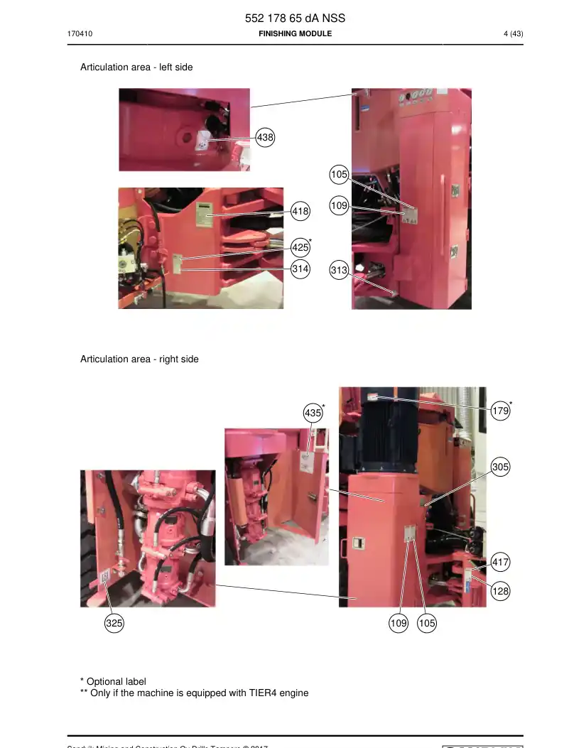 55217865d 552 178 65d Finishing module - Sandvik Technical Drawing