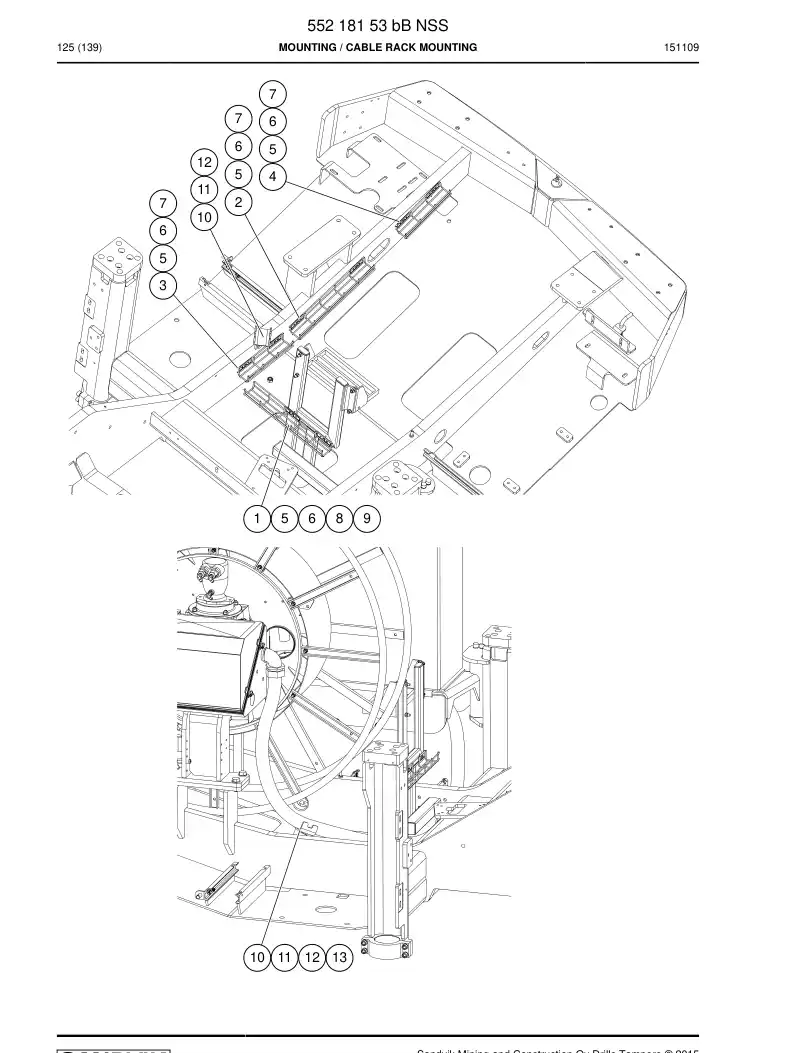 55218153 552 181 53 Mounting - Sandvik Technical Drawing