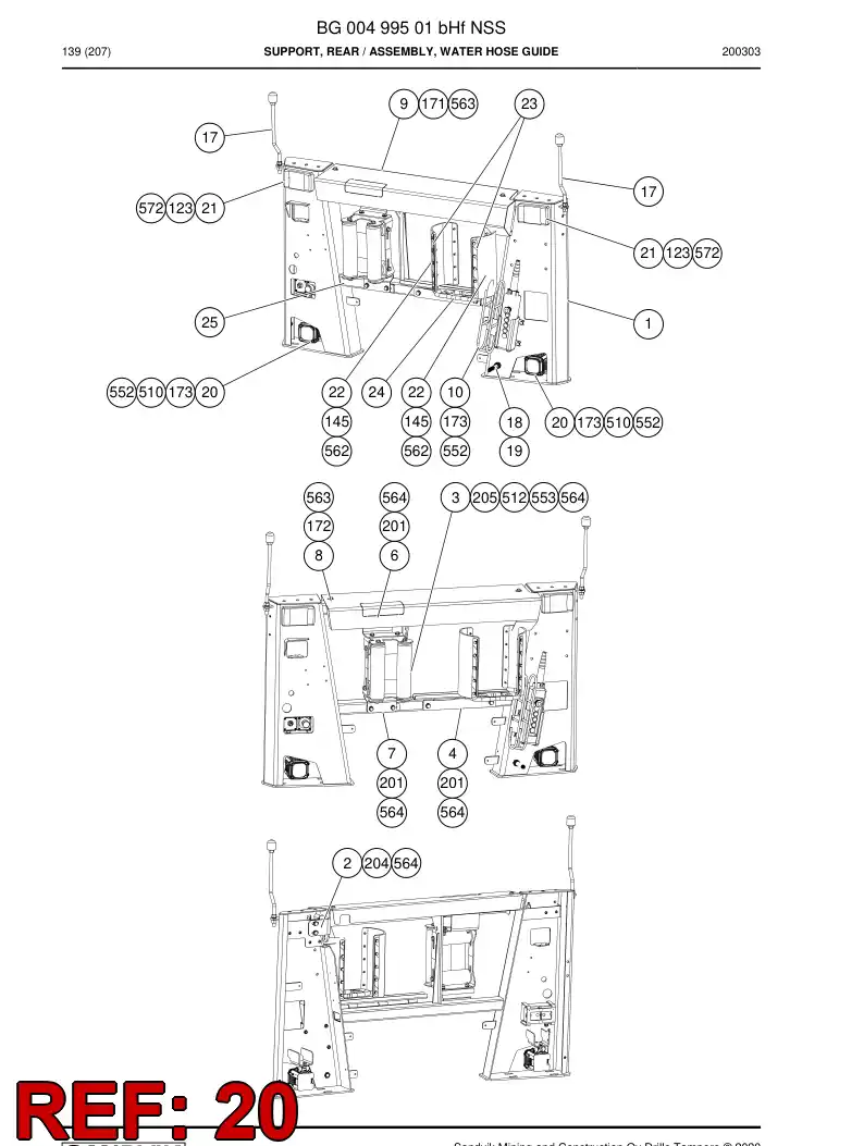 55218206d 552 182 06d Light, Led - Sandvik Technical Drawing