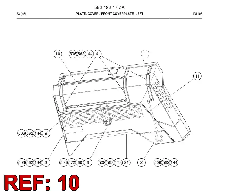 55218291a 552 182 91a Support - Sandvik Technical Drawing