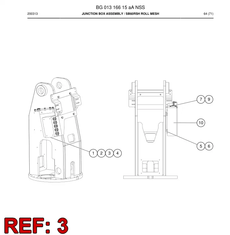 55218450b 552 184 50b Label, Cable - Sandvik Technical Drawing