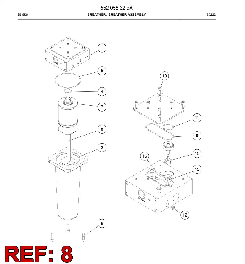 55218483 552 184 83 Support - Sandvik Technical Drawing