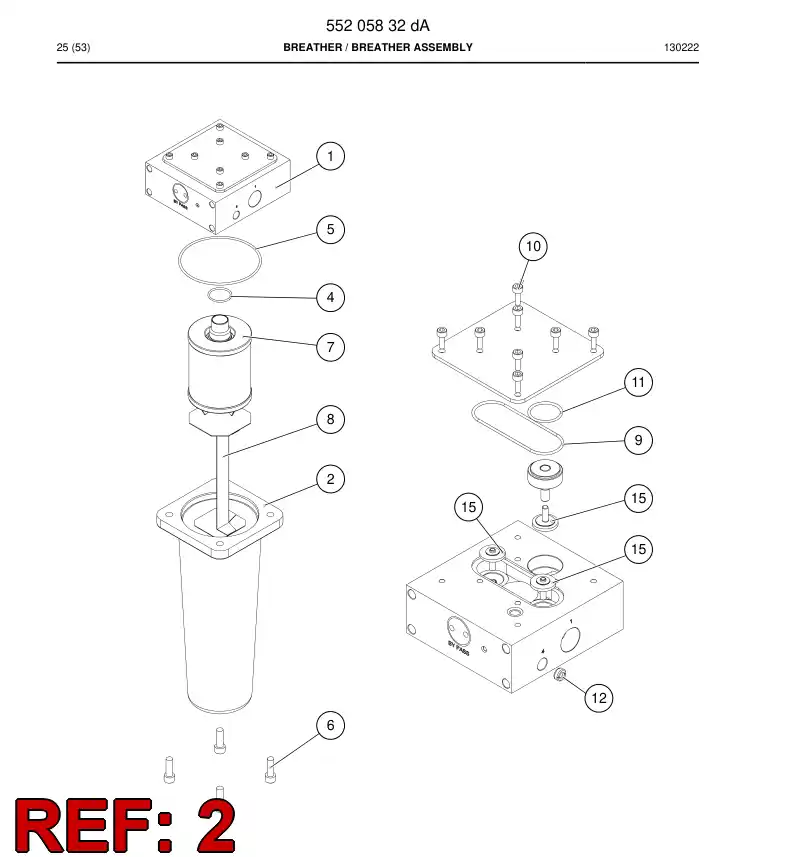 55218484 552 184 84 Cover - Sandvik Technical Drawing